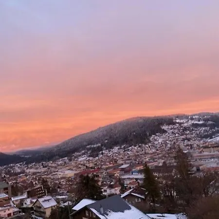 La Reine Appartement Pour Deux Personnes Avec Magnifique Vue Et Jacuzzi Gerardmer Exterior photo